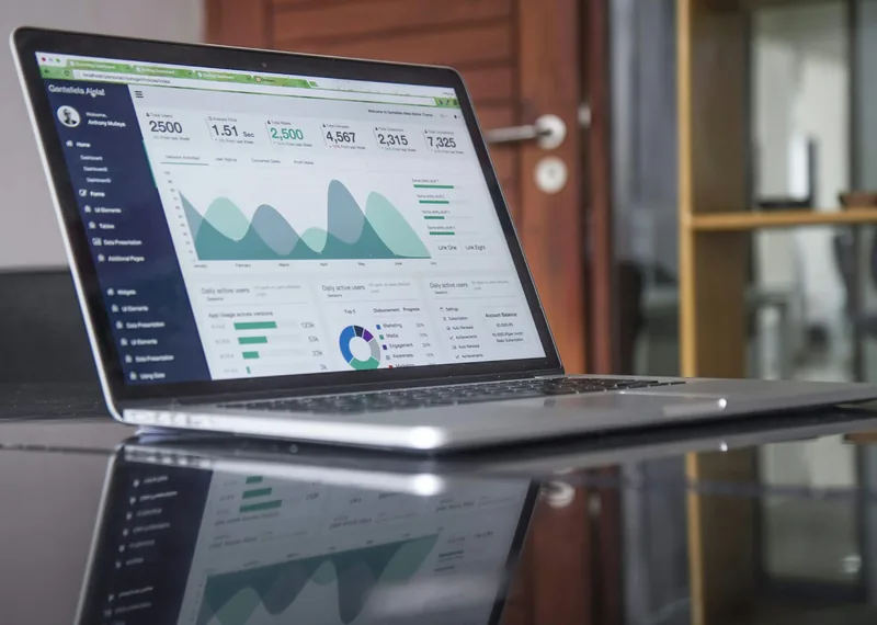 Data analysis and monitoring on computer screens