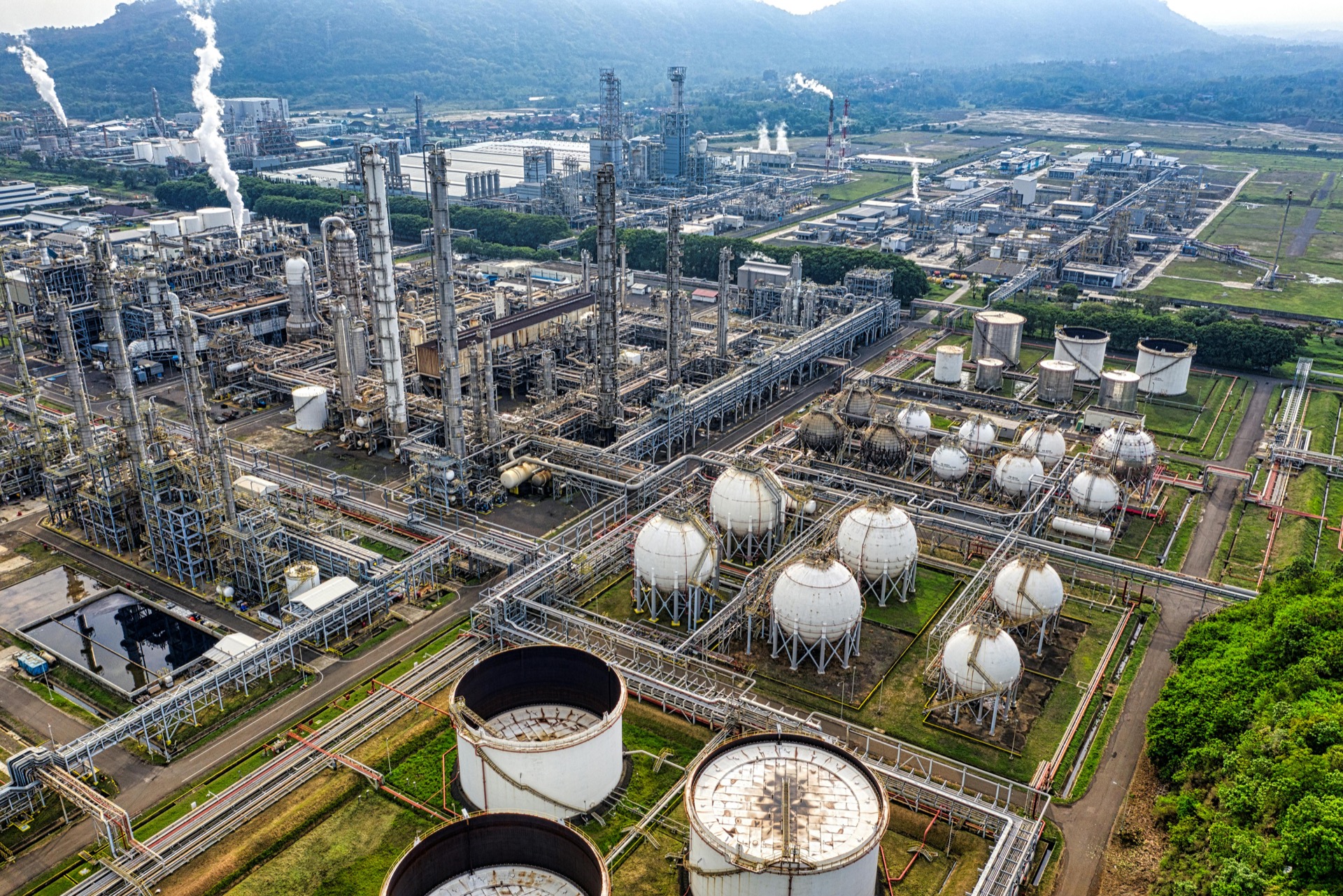 Commercial natural gas plant and infrastructure